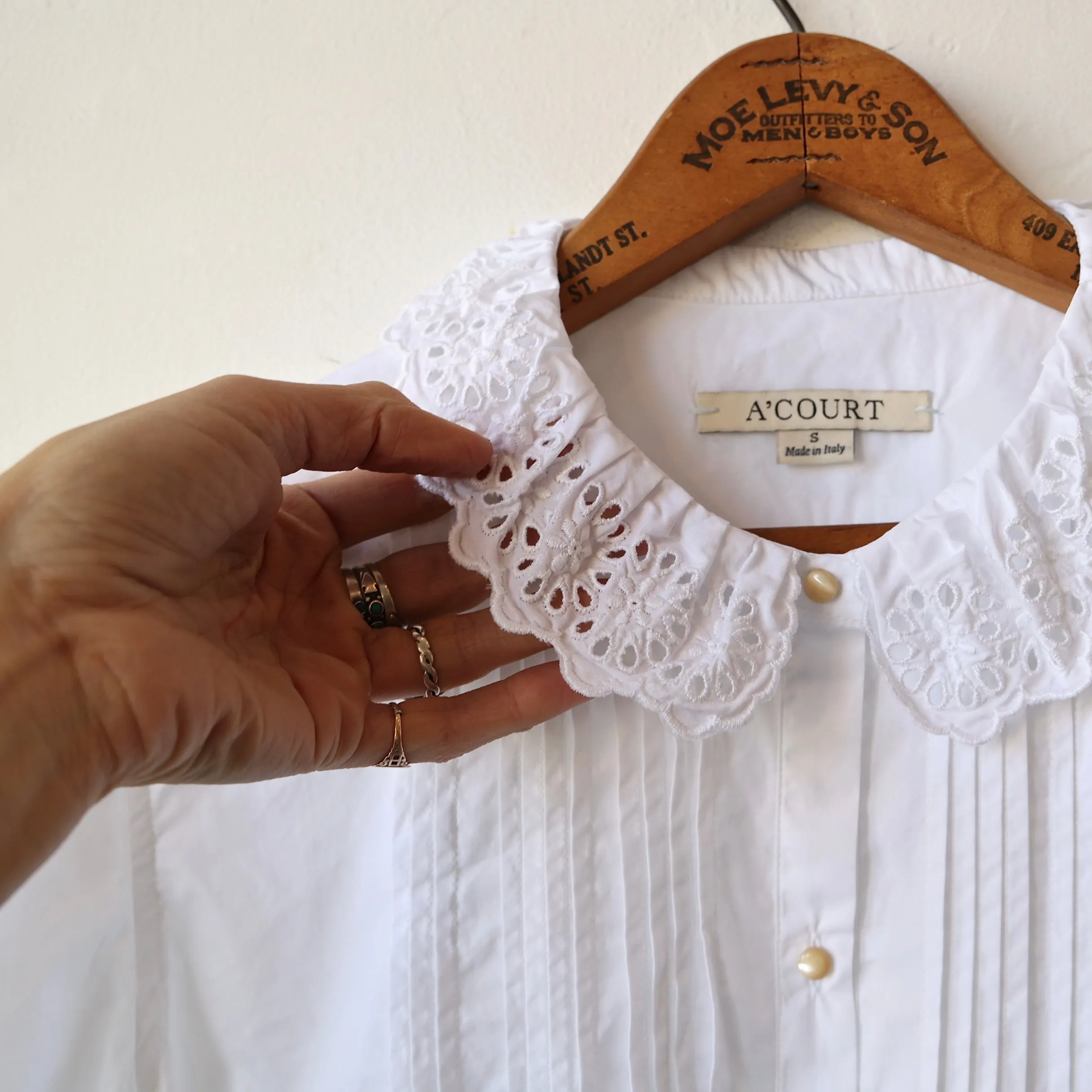 A'Court Florence Blouse - White