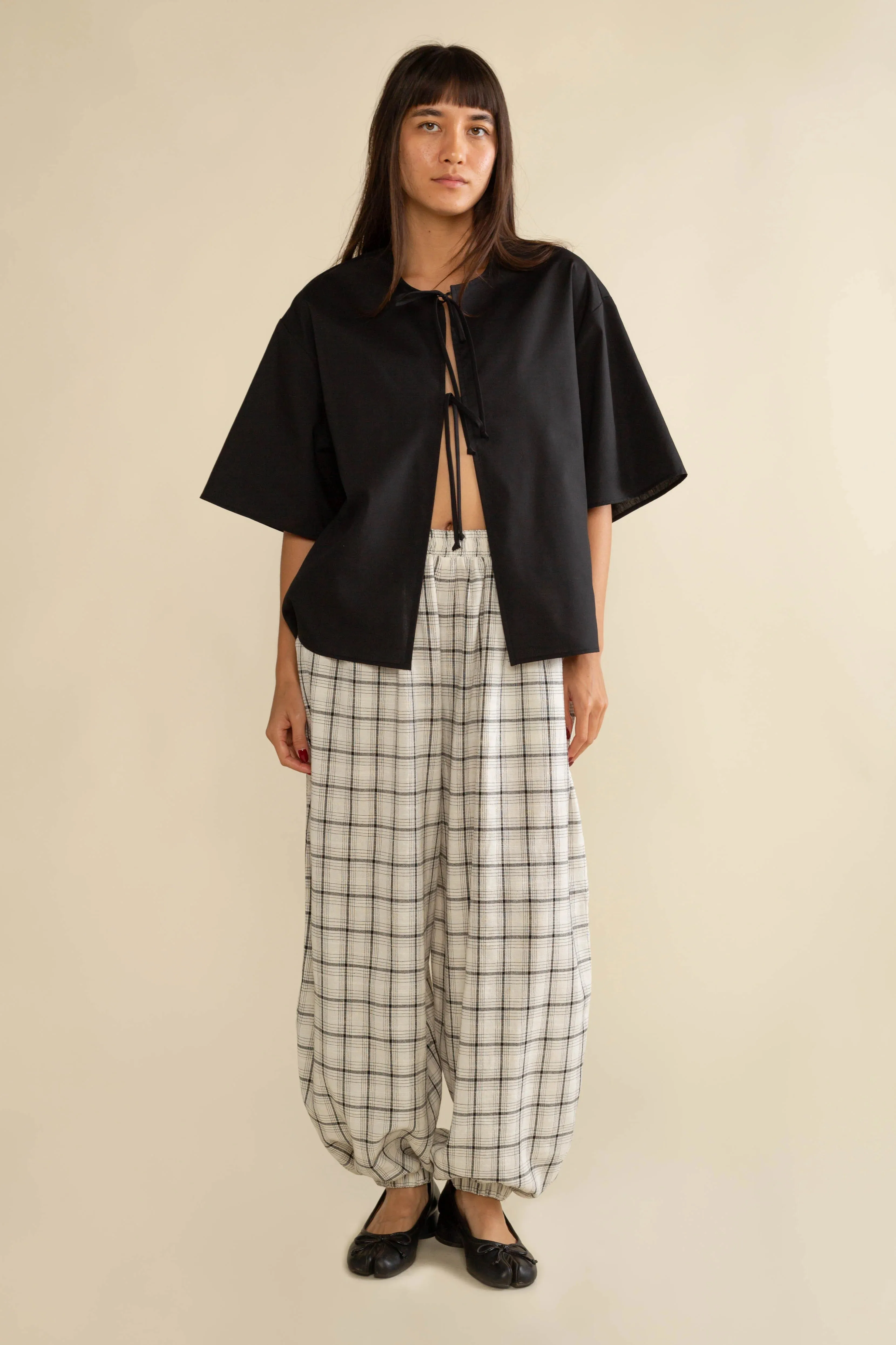 Aime Plaid Balloon Pants