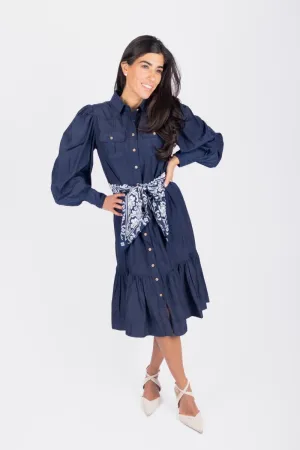 ALEX DRESS 41" (NAVY)