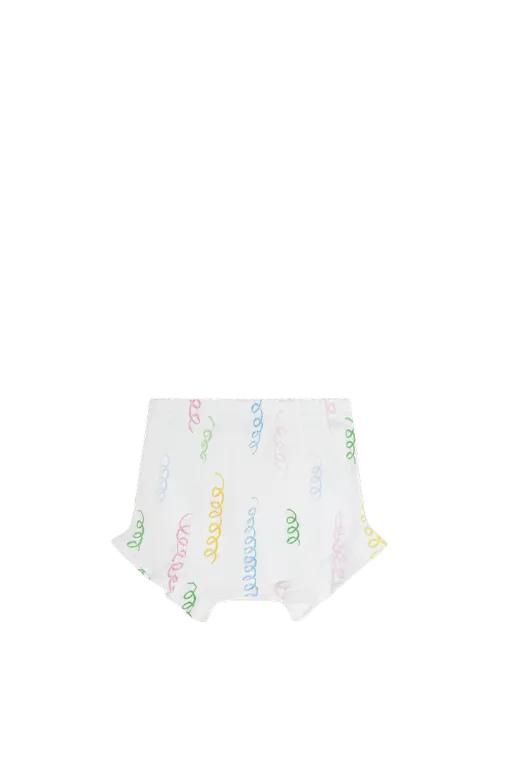 Baby Girl Spirals Print Pima Cotton Onesie Set