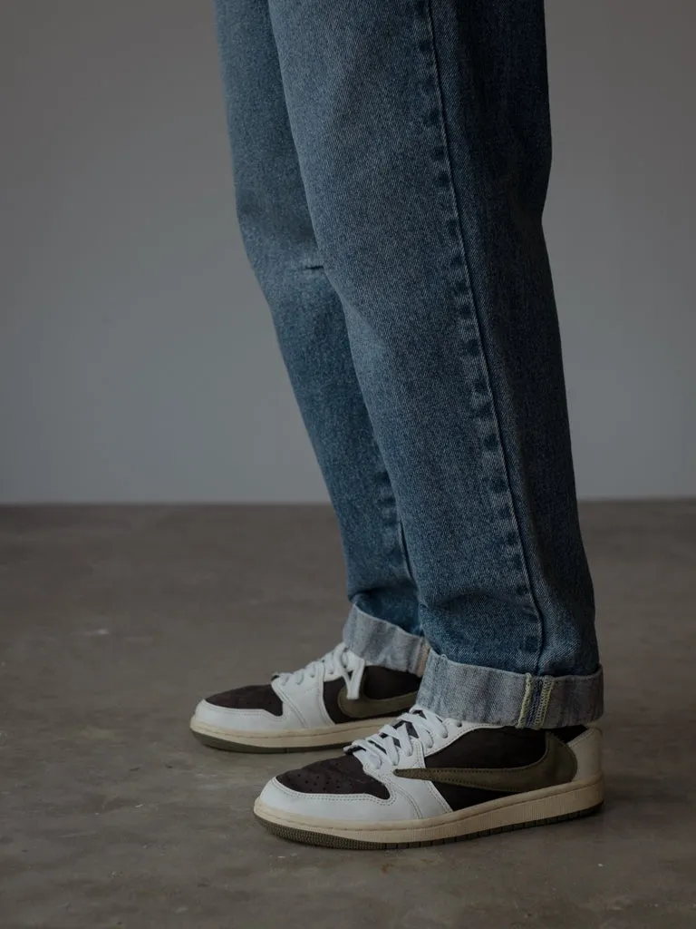 BAGGY RELAXED JEAN  - MEDIUM BLUE