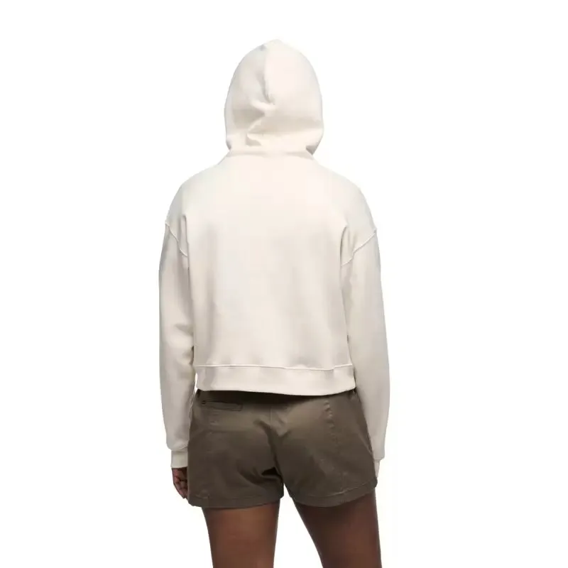 Black Diamond Crop Pull Over Hoody - Women's