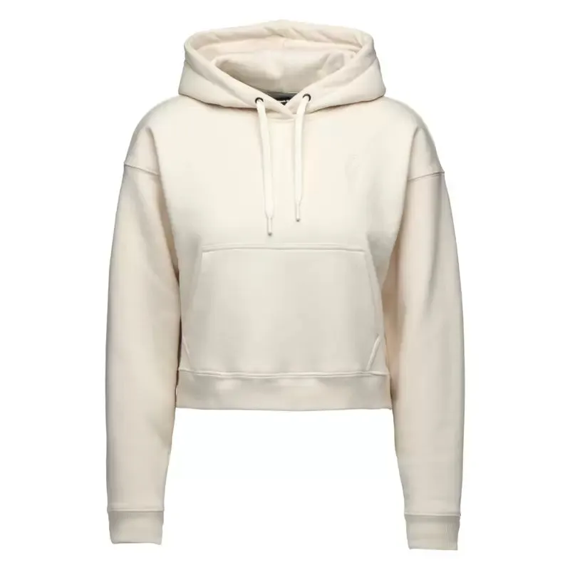 Black Diamond Crop Pull Over Hoody - Women's
