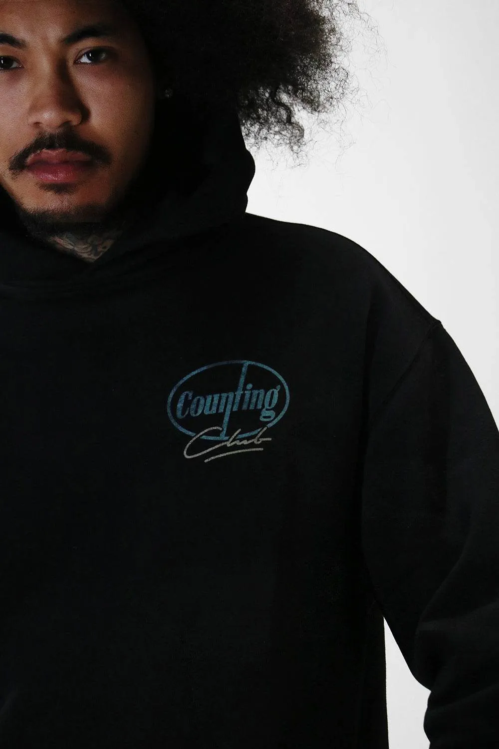 By Invite Only Heavyweight Fleece Hoodie- Black