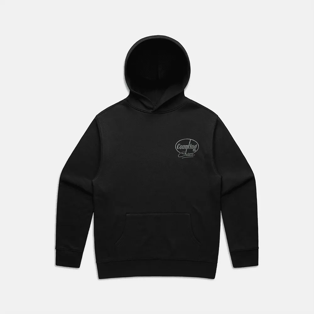 By Invite Only Heavyweight Fleece Hoodie- Black