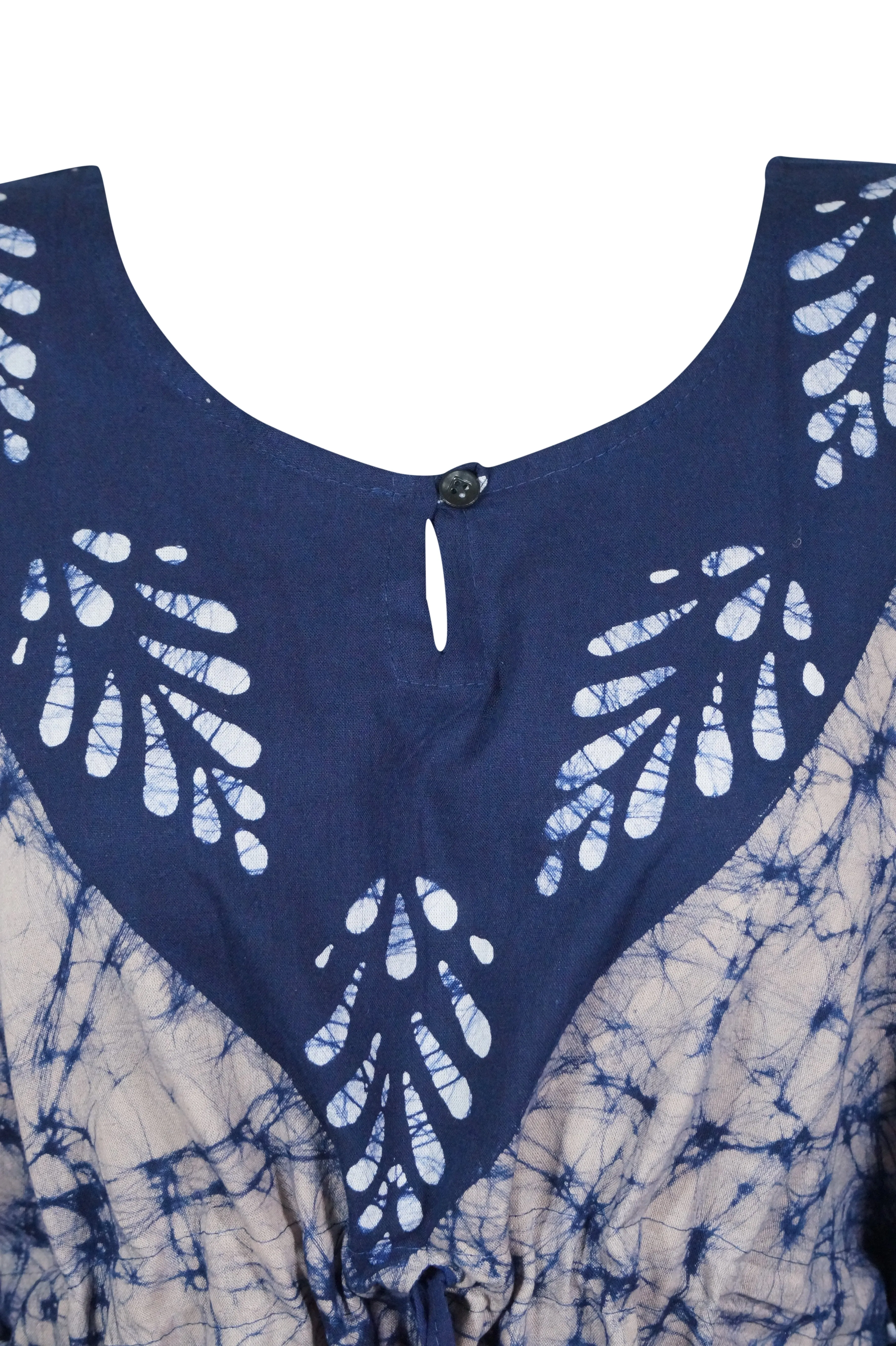 Caftan Maxi Dresses, Boho Chic  Dress, Navy Blue Stylish Kaftan Dress L-3XL