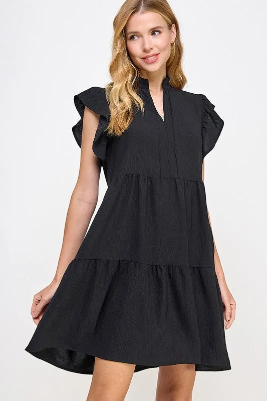 Cara Daydreamer Dress in Black | URBAN ECHO SHOP