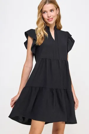 Cara Daydreamer Dress in Black | URBAN ECHO SHOP