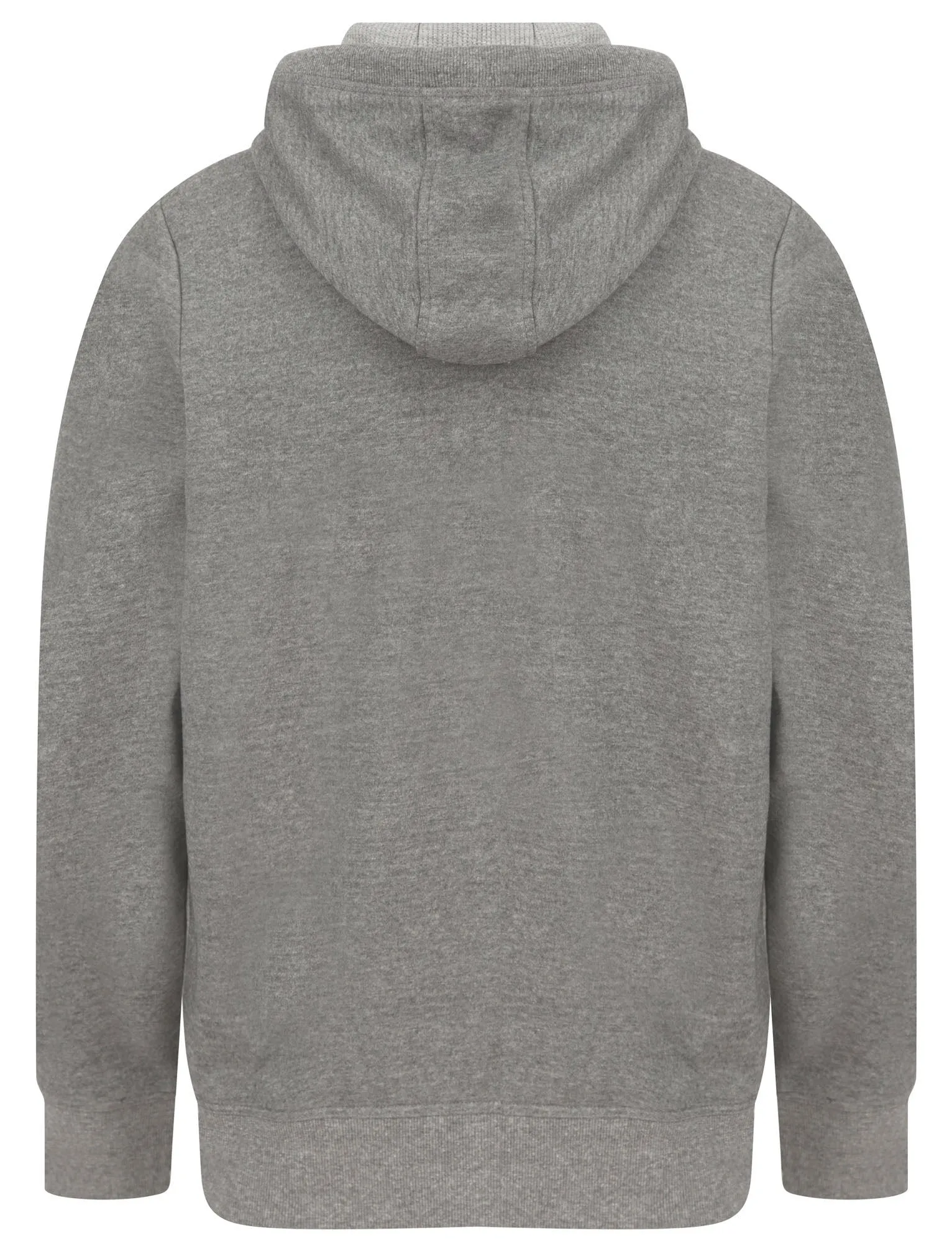 Carpenter Colour Block Zip Through Hoodie In Mid Grey Marl - Tokyo Laundry