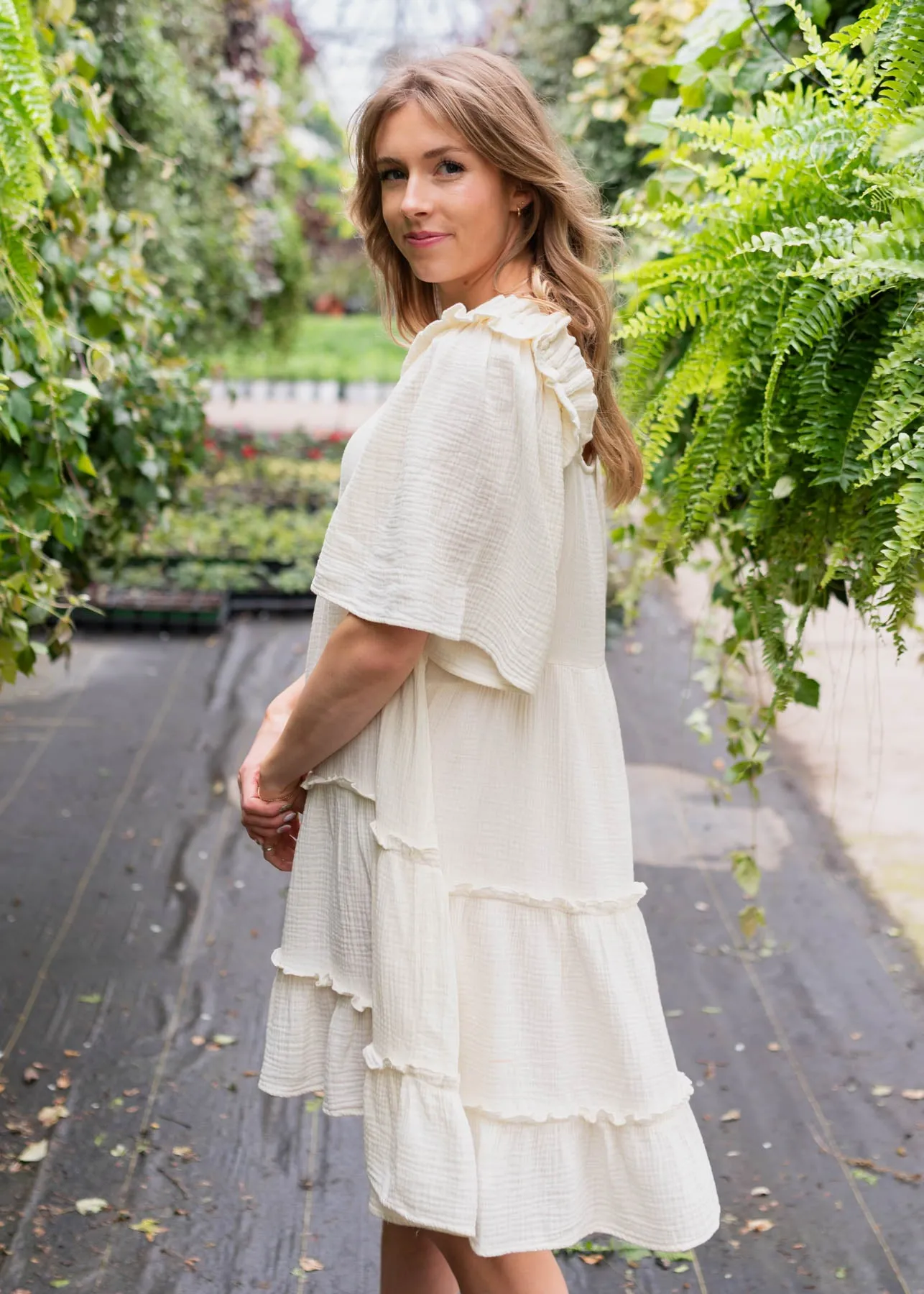 Chanay Ivory Mini Dress
