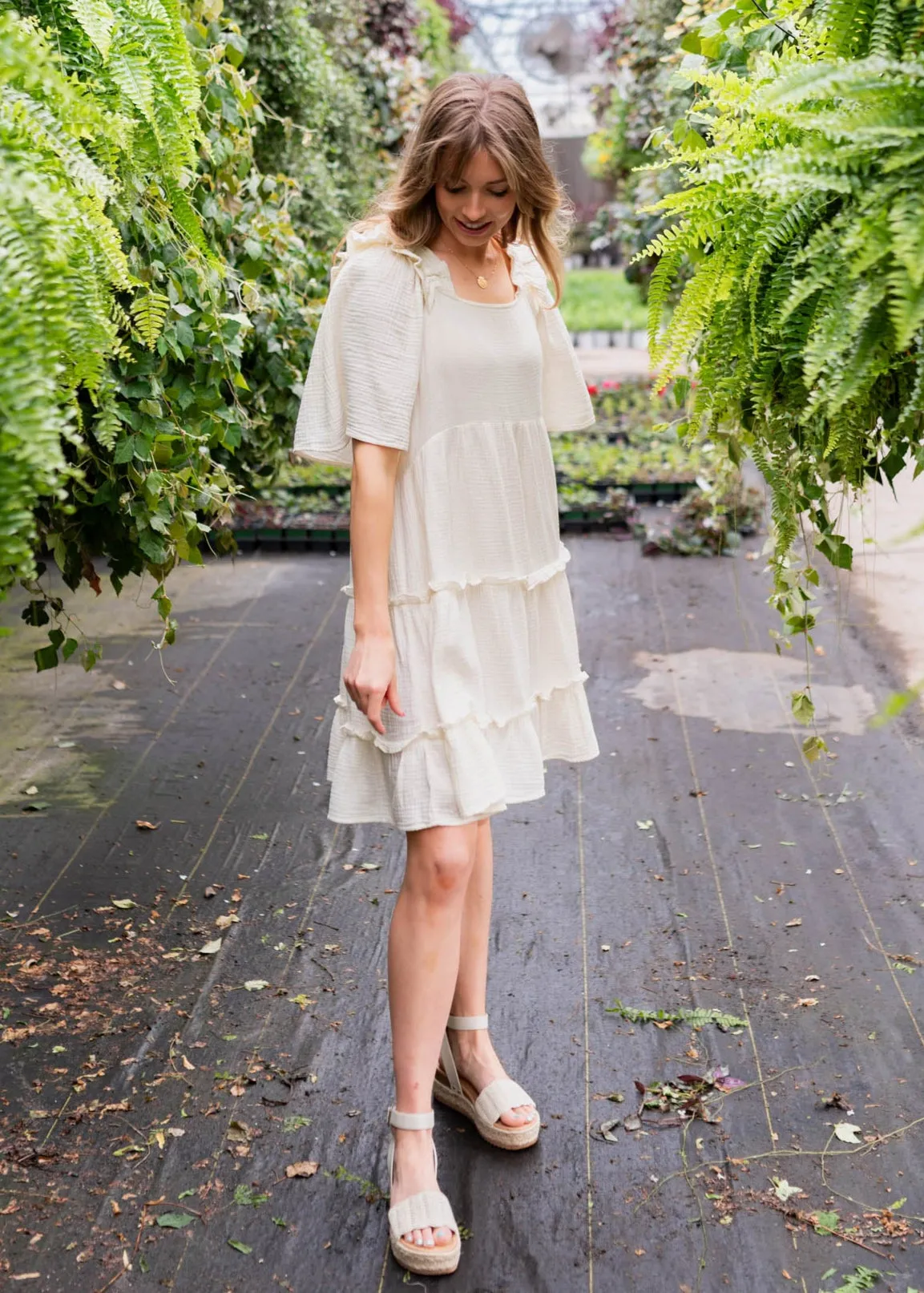 Chanay Ivory Mini Dress