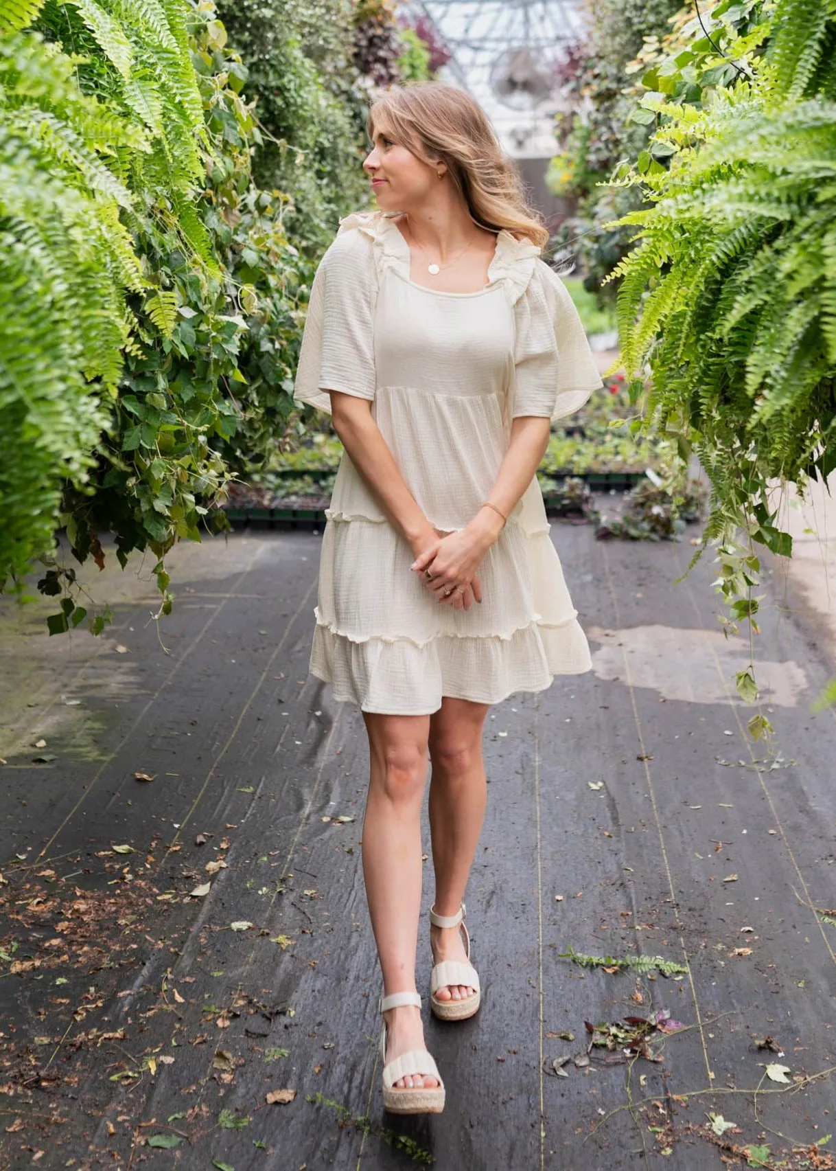 Chanay Ivory Mini Dress
