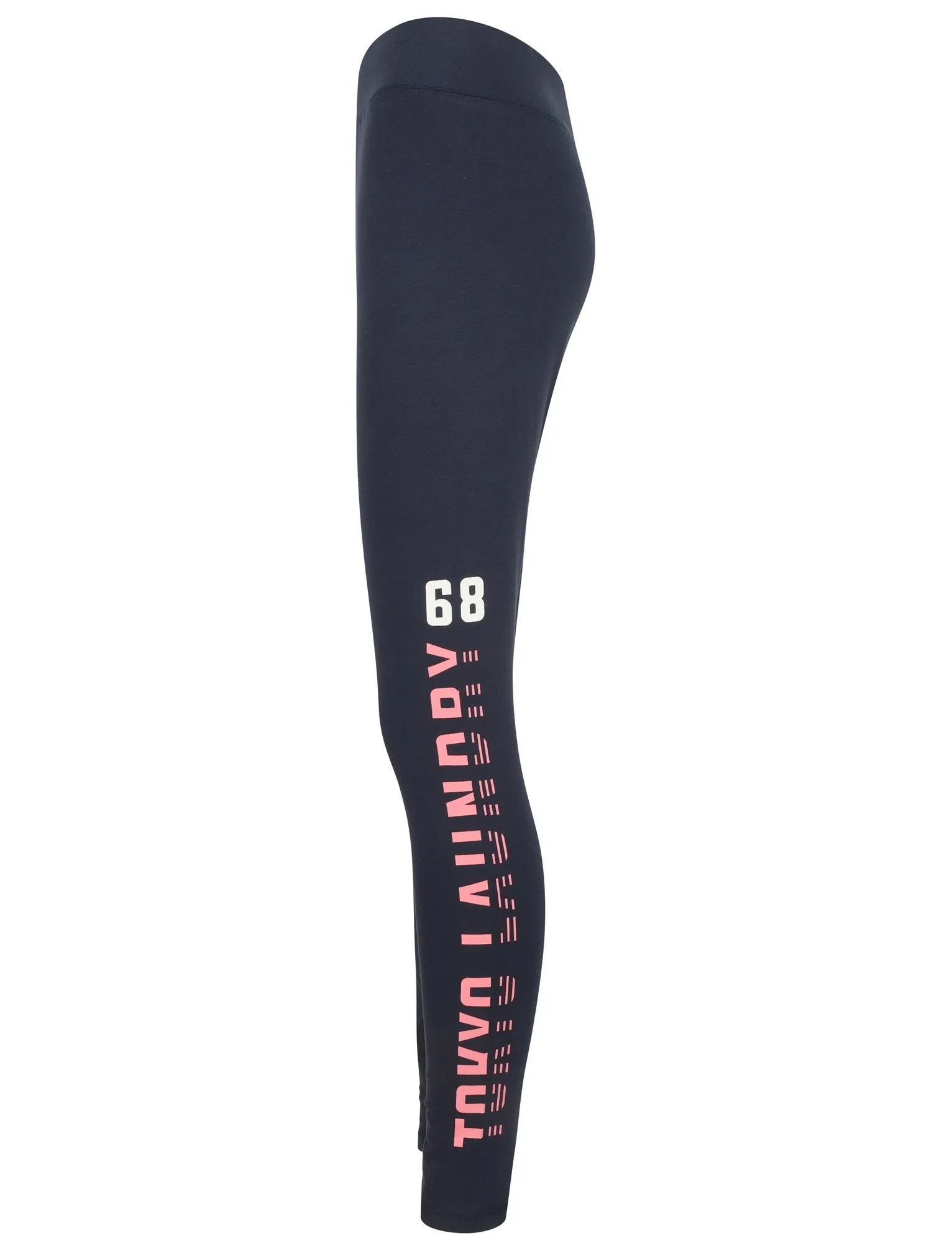 Colt Cotton Jersey Full Length Leggings in Eclipse Blue - Tokyo Laundry