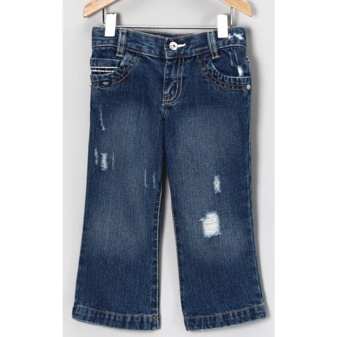 Cruel Girl Kid’s Jeans Alice Flap Back Pockets Distressed Clearance