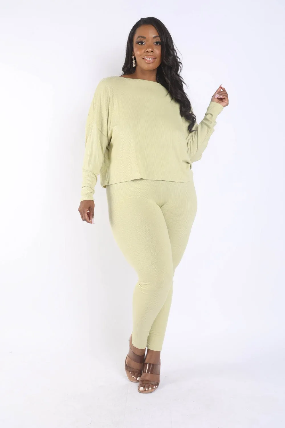 Diamond Back Draped Pants Set