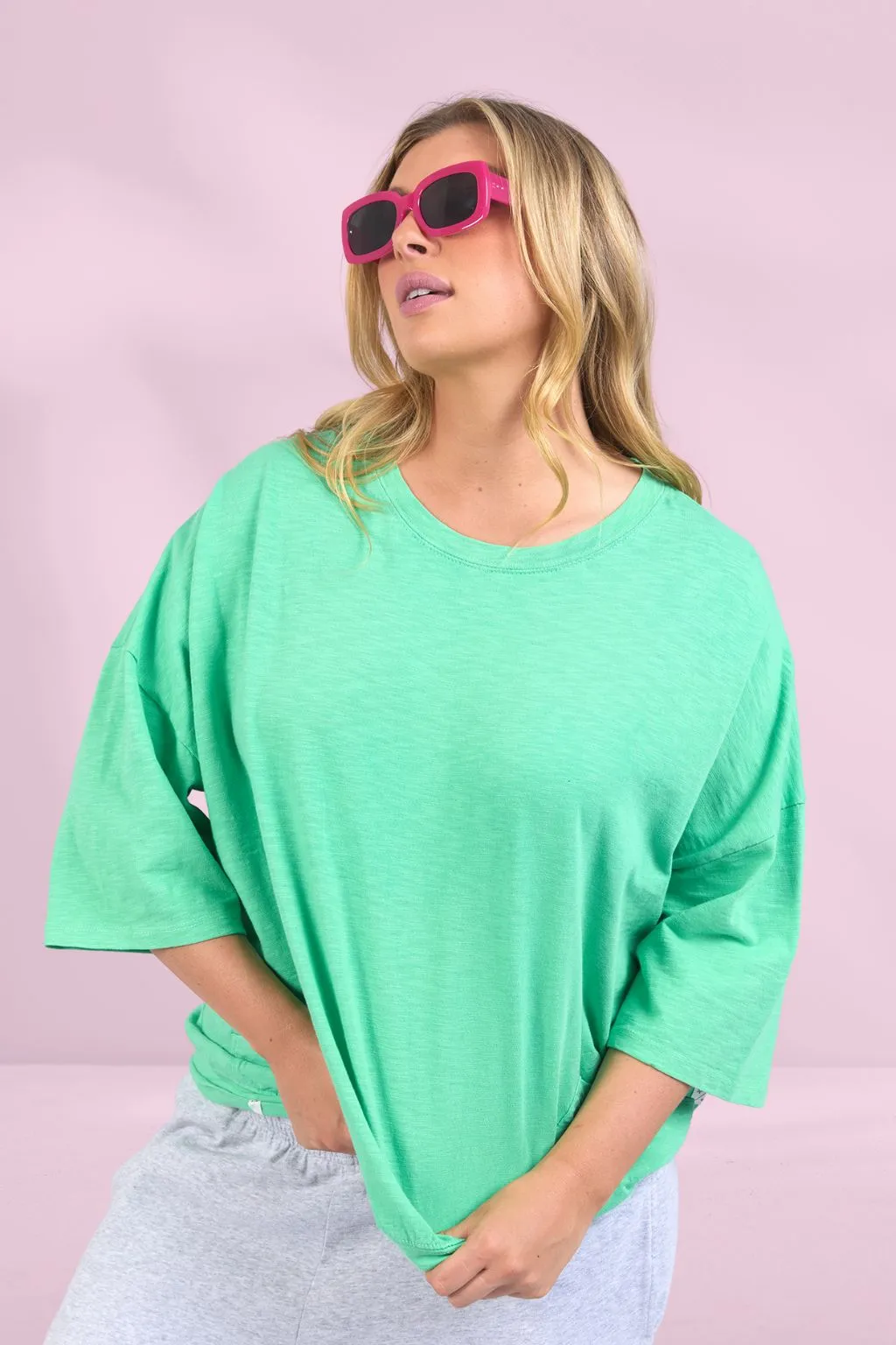 Elm Maizie Sweat Neon Mint