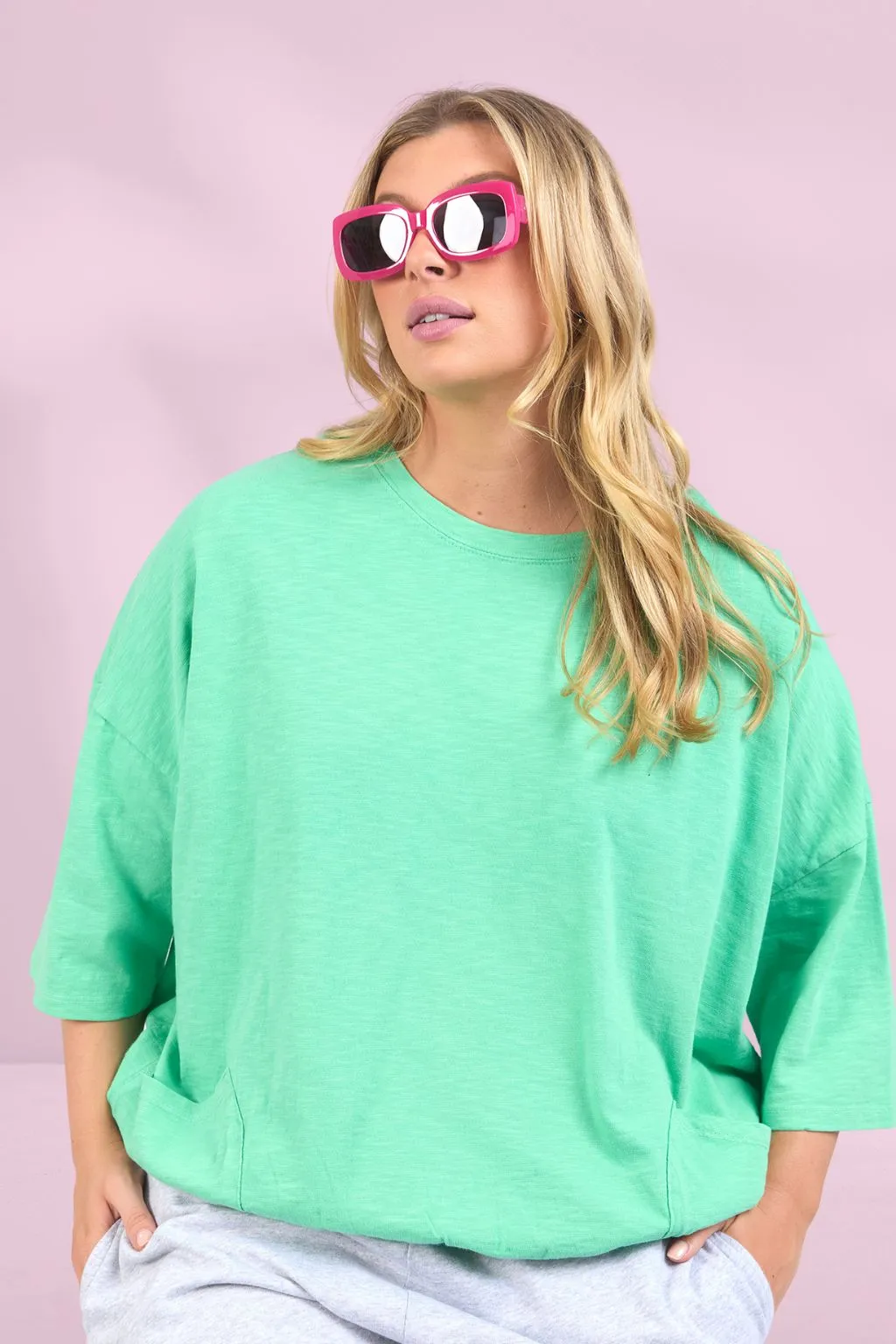Elm Maizie Sweat Neon Mint