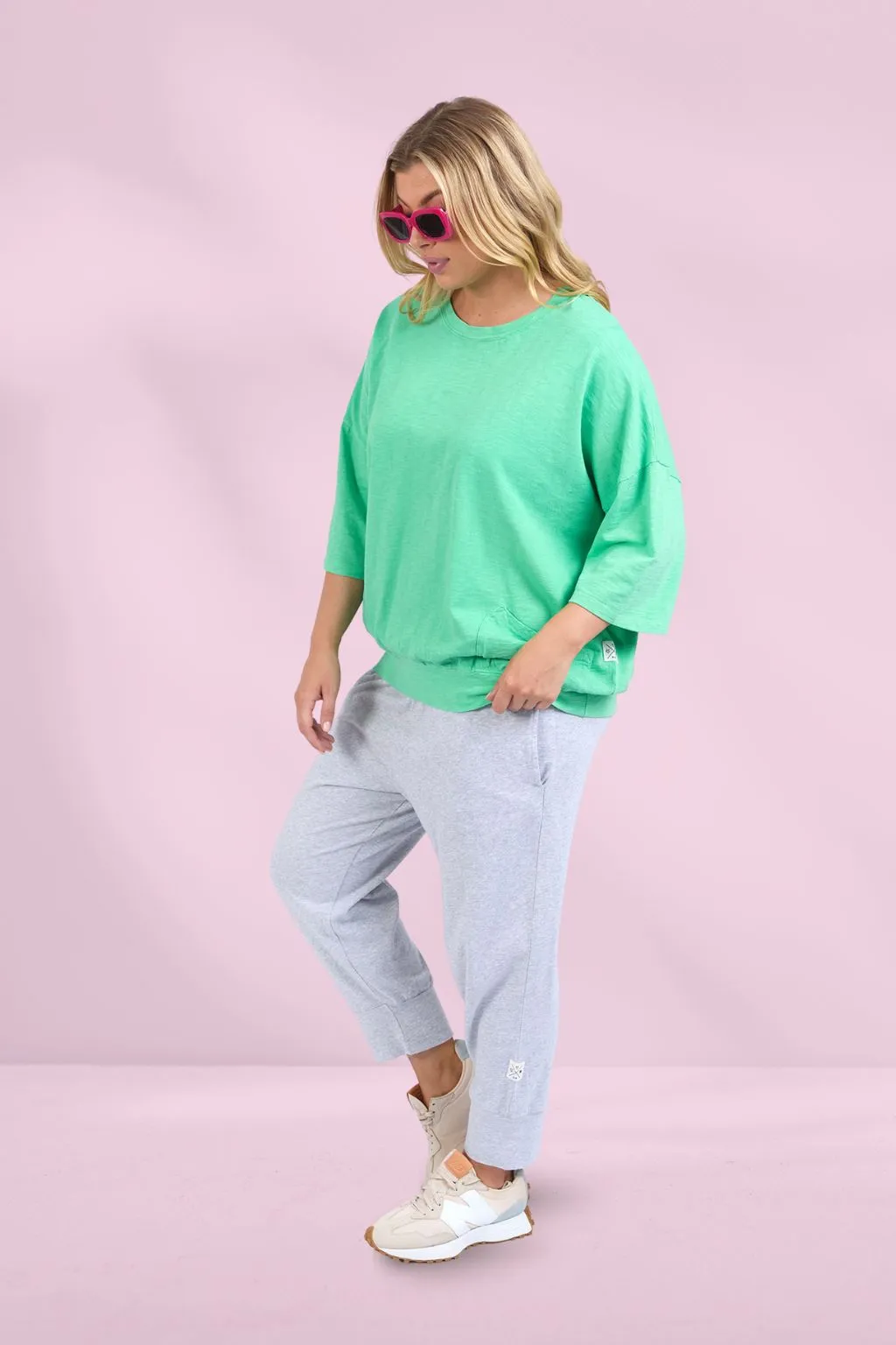 Elm Maizie Sweat Neon Mint