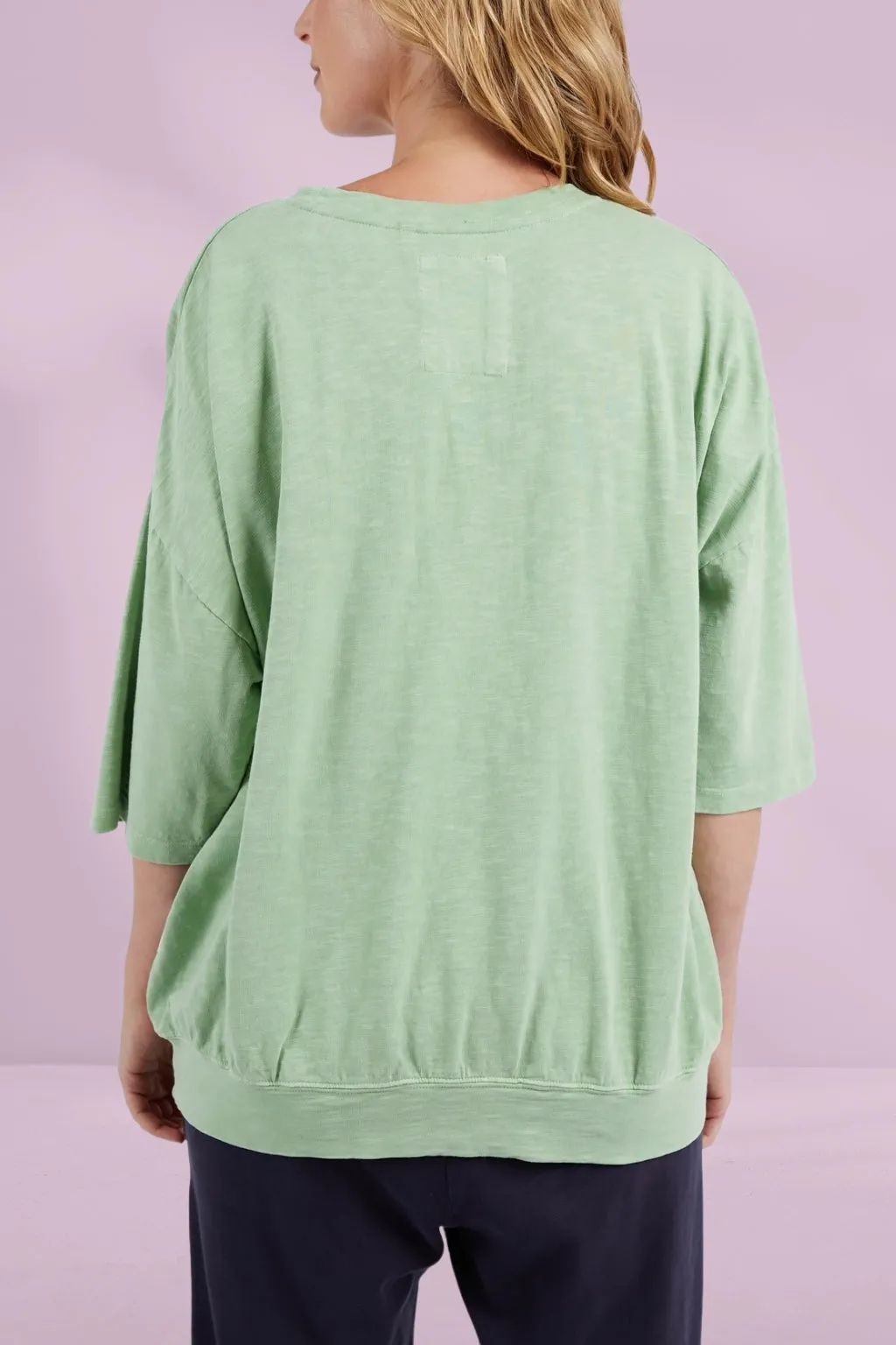 Elm Maizie Sweat Quiet Green