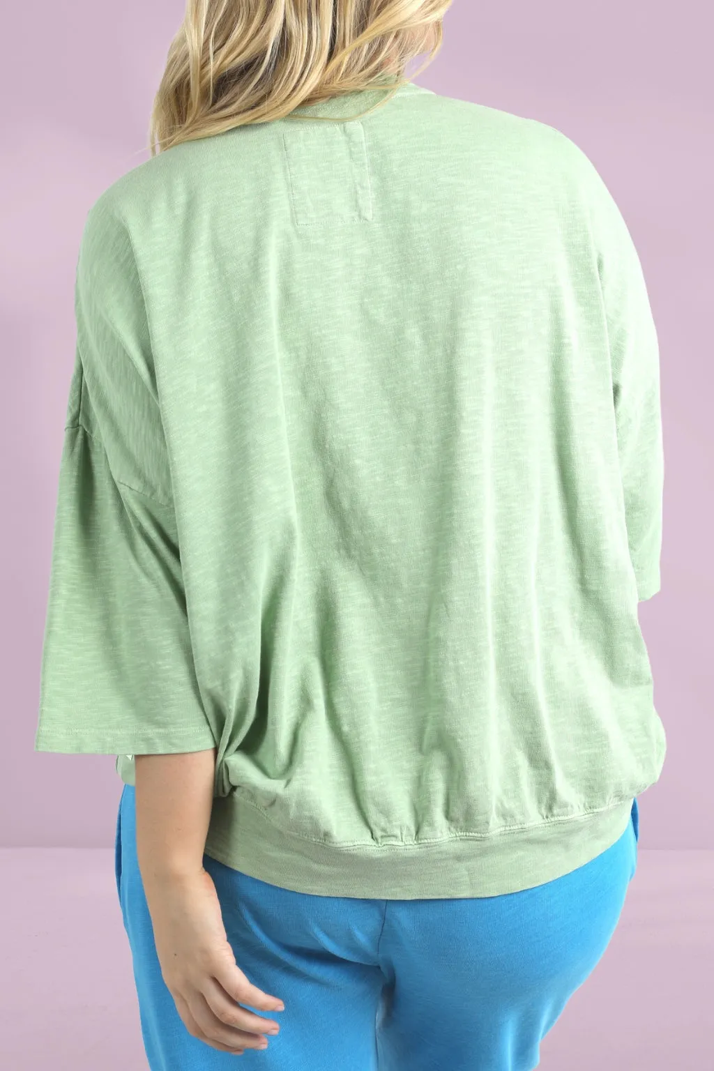 Elm Maizie Sweat Quiet Green