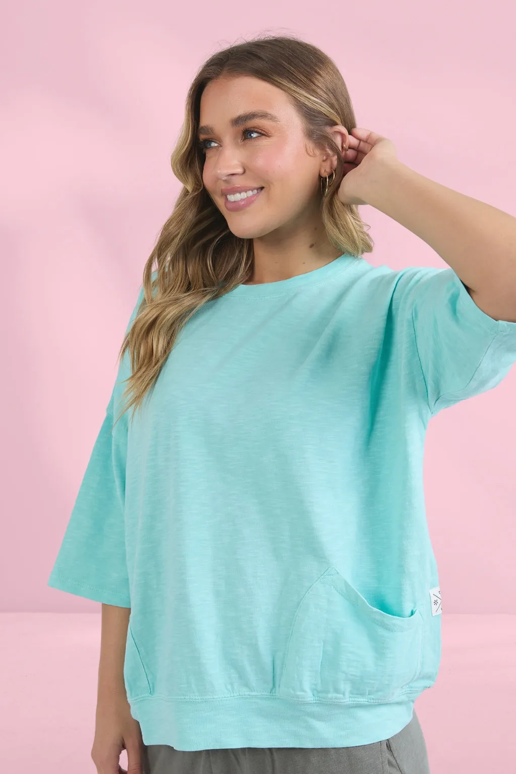 Elm Maizie Sweat Tonic Blue