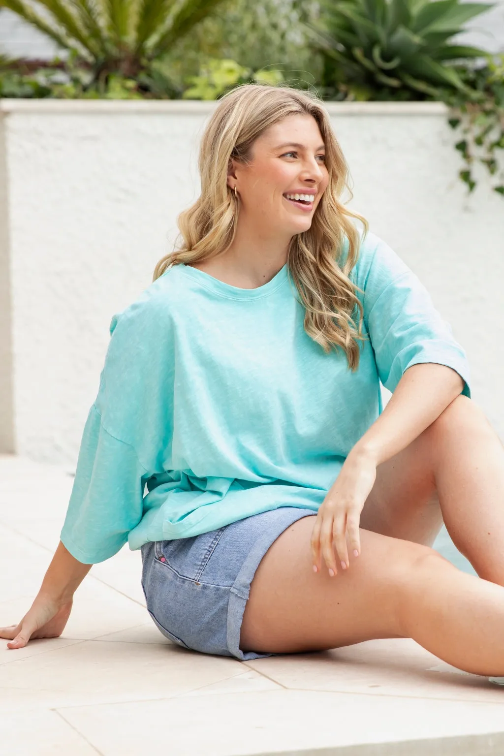 Elm Maizie Sweat Tonic Blue