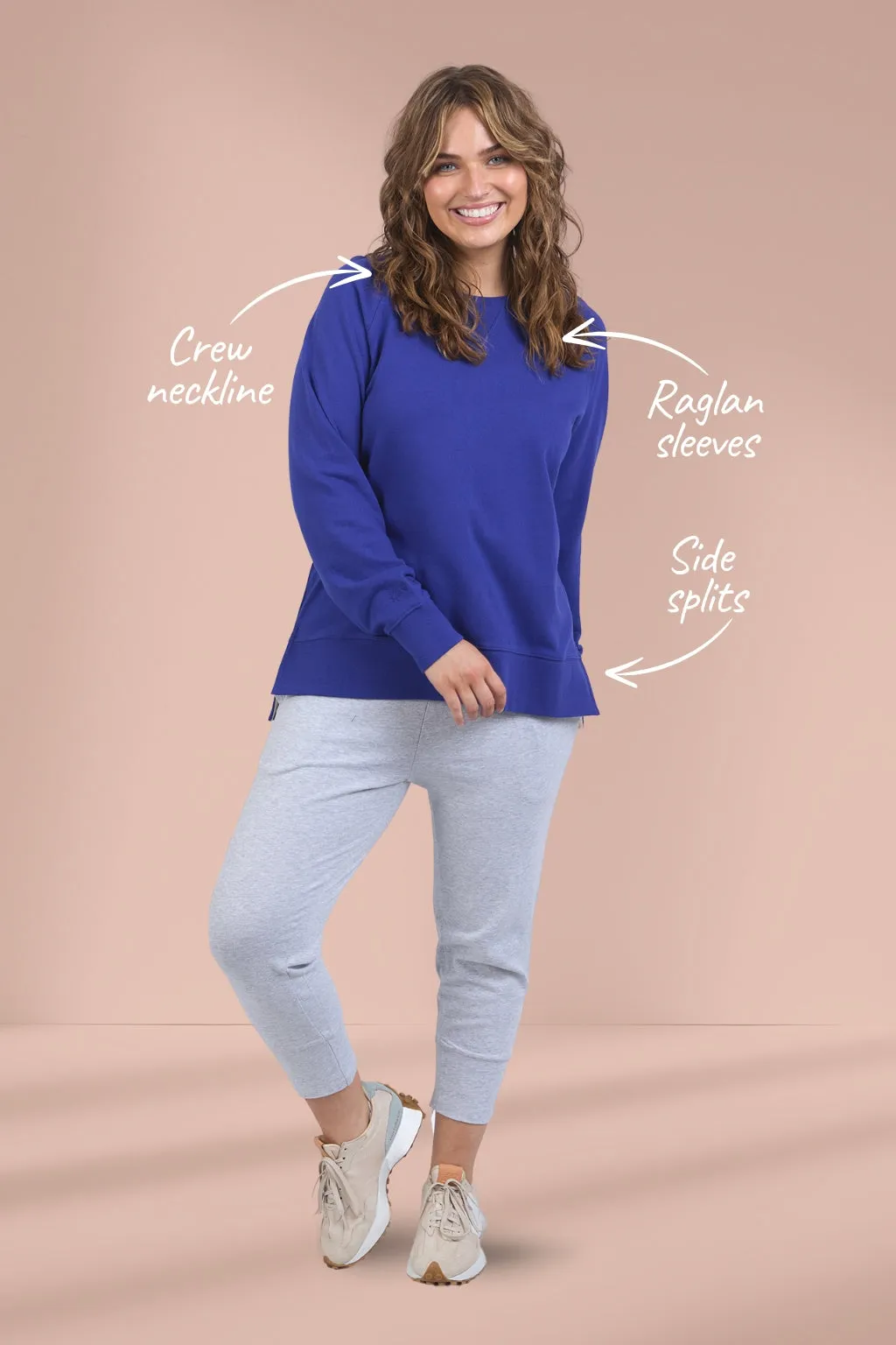 Elm Melbourne Crew Deep Blue
