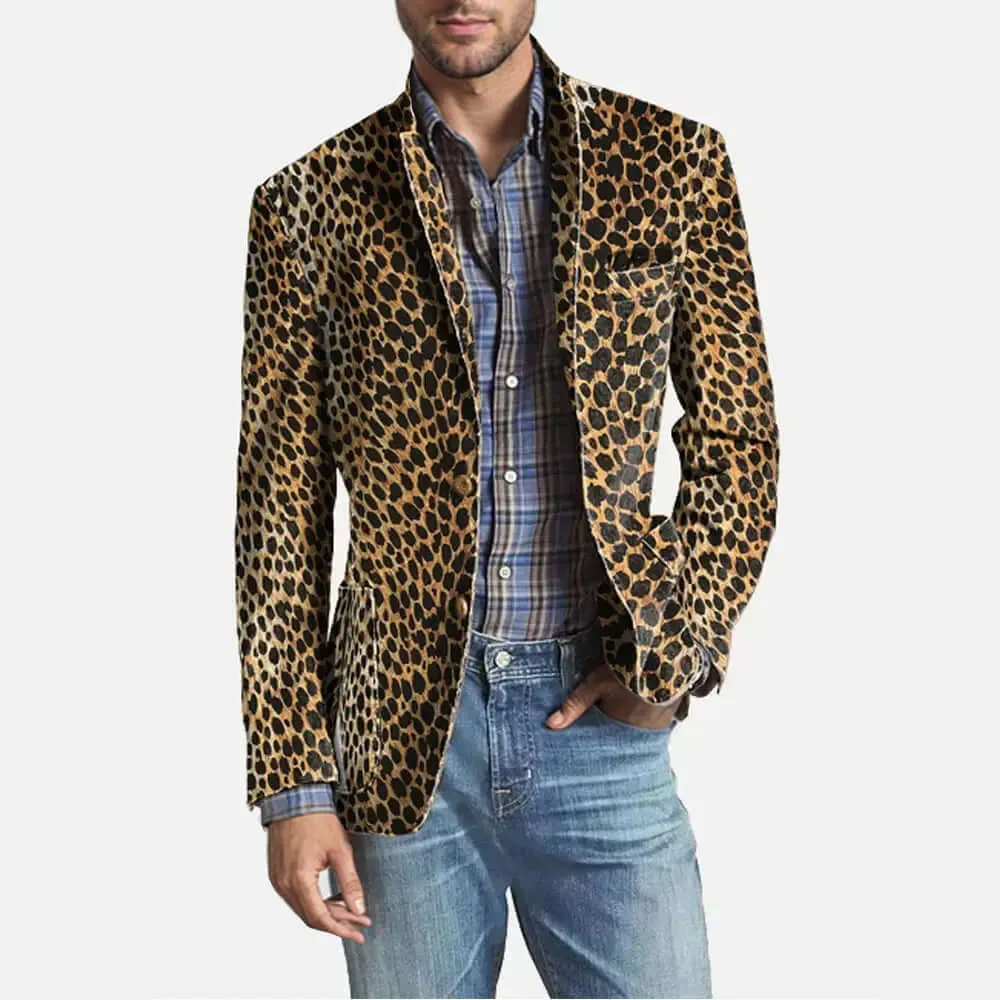 Embroidered Canvas Blazer