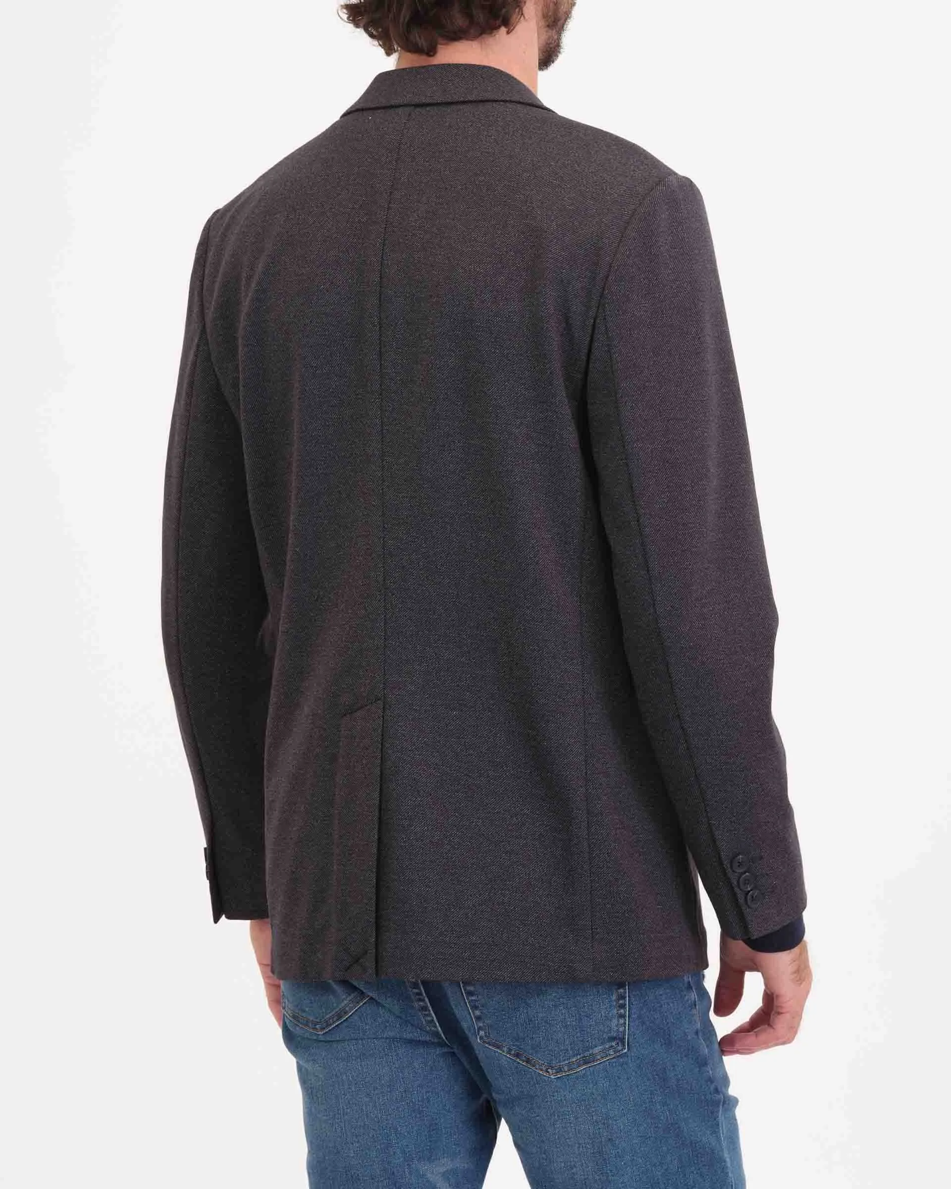 Flex Ponte Notch Collar Blazer