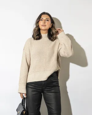 Hana Two Toned Sweater
