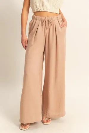 HYFVE Elasticized Waist Wide Leg Pants