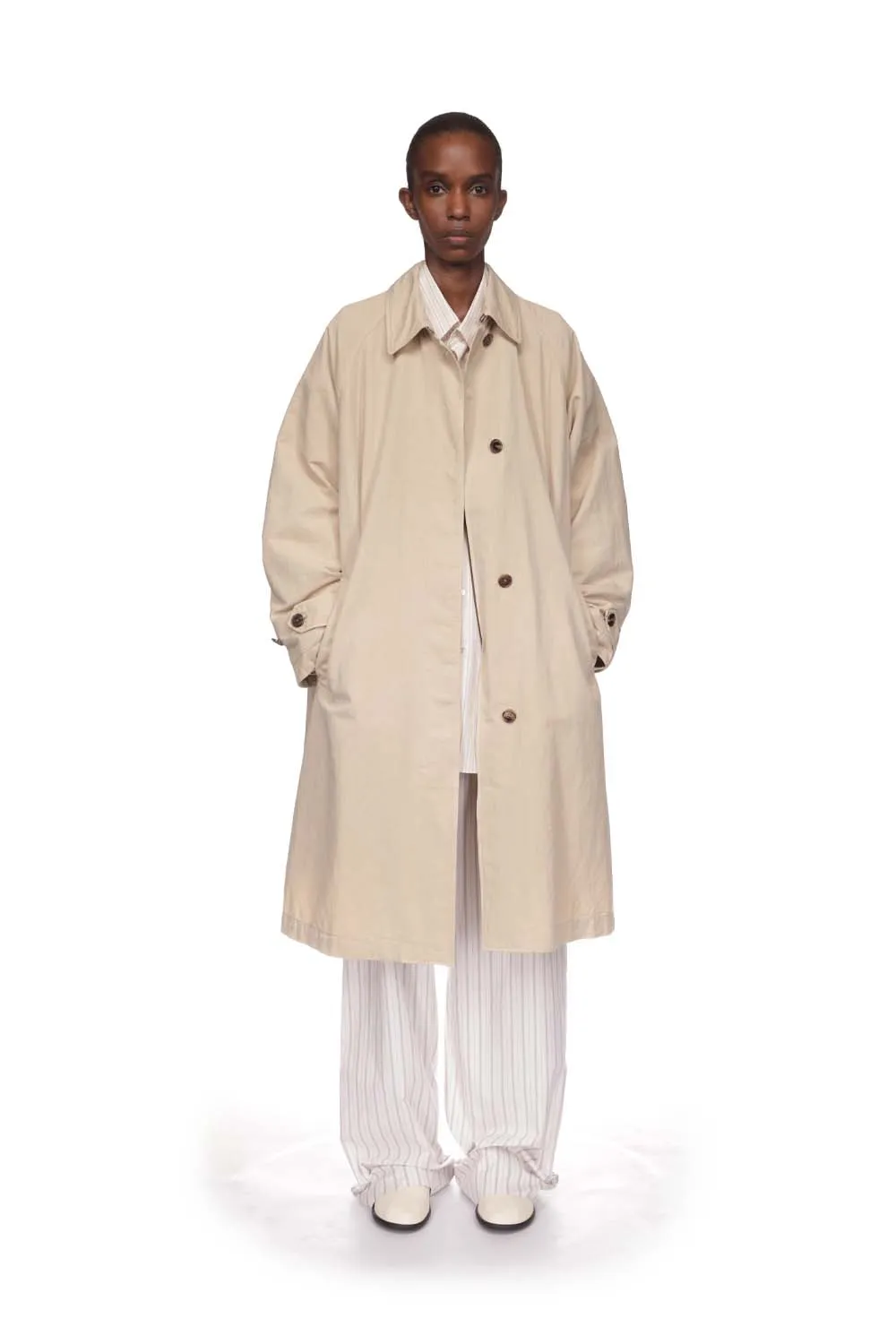 Hypnosta Striped Cotton-Poplin Wide-Leg Pants