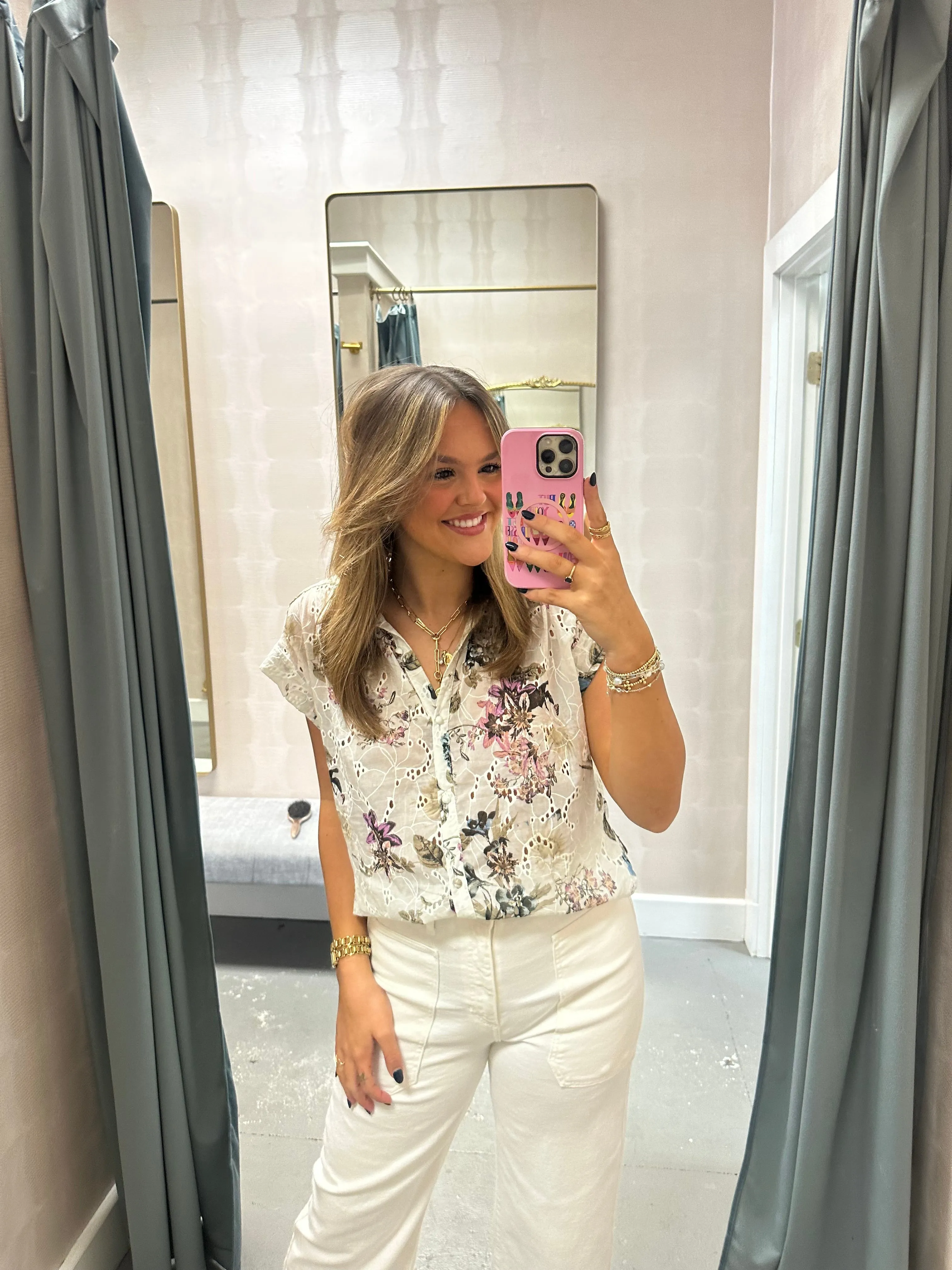 Jenelle Floral Top