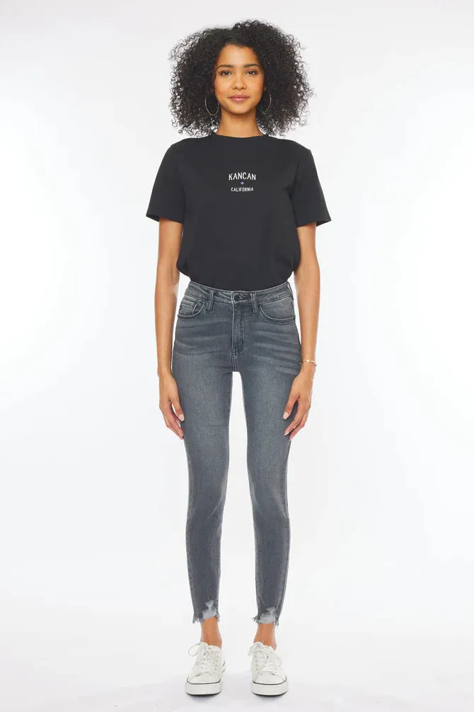 Kancan - Esther High Rise Ankle Skinny Jeans - KC7274LG