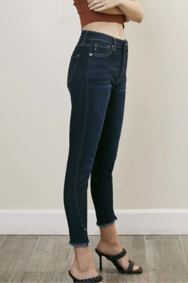 KanCan High Rise Ankle Skinny (Dark)