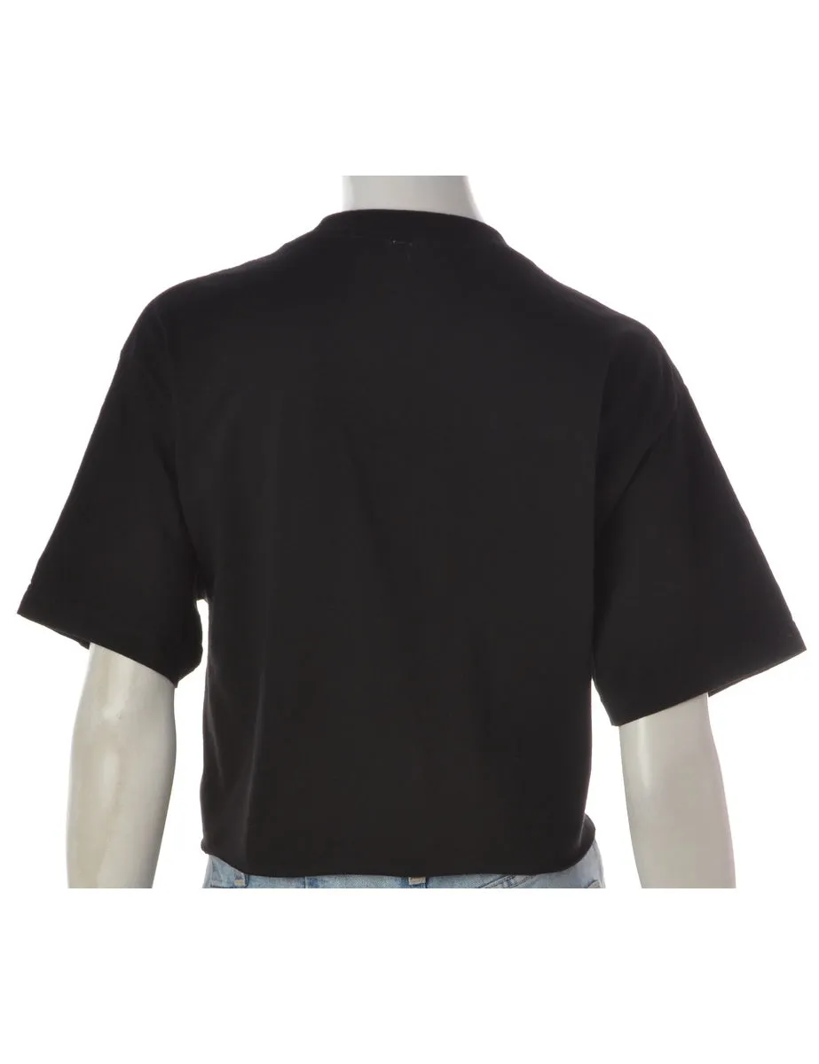 Label Kim Printed Cropped Tee