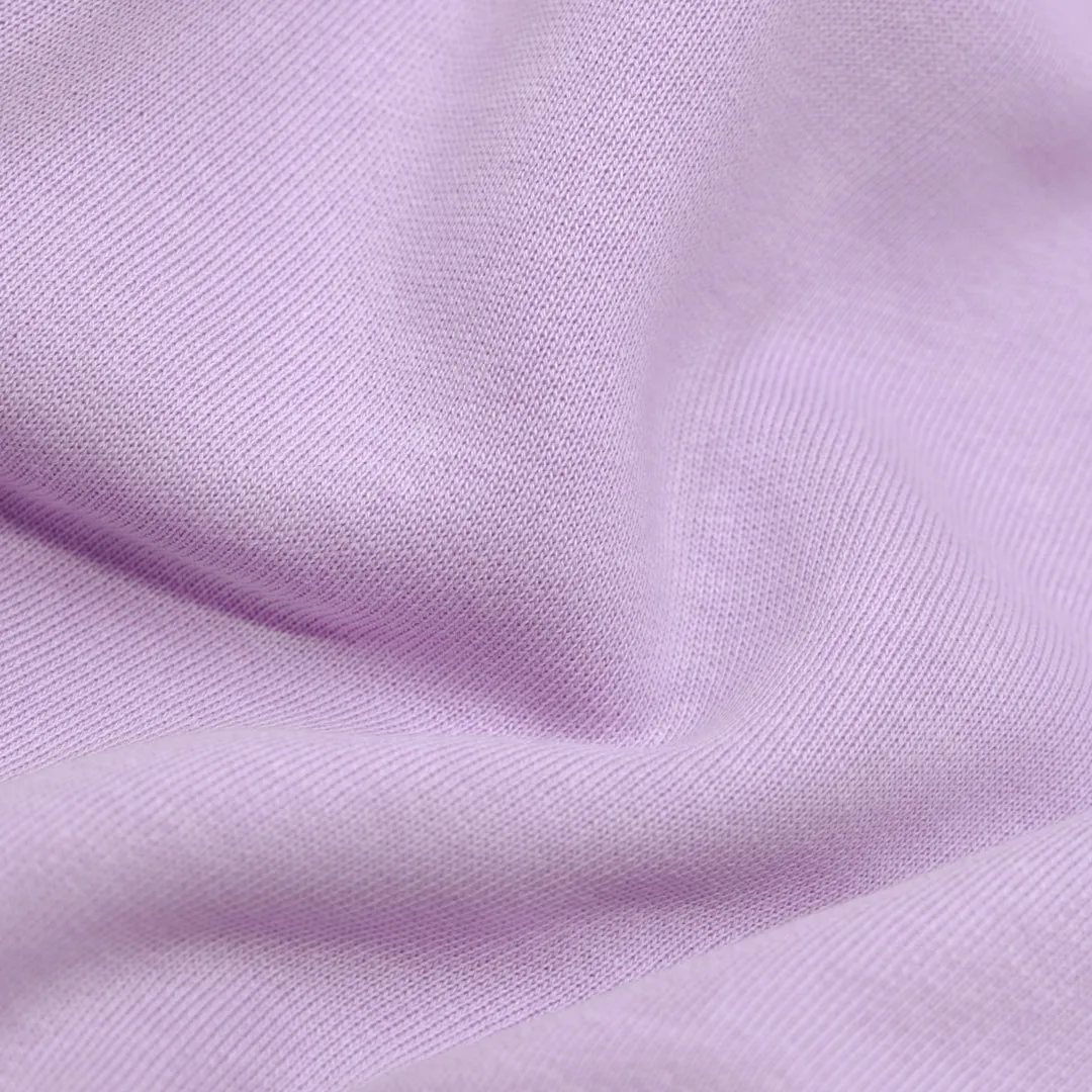 Laidback Organic Cotton Sweatshirt Fleece - Lilac