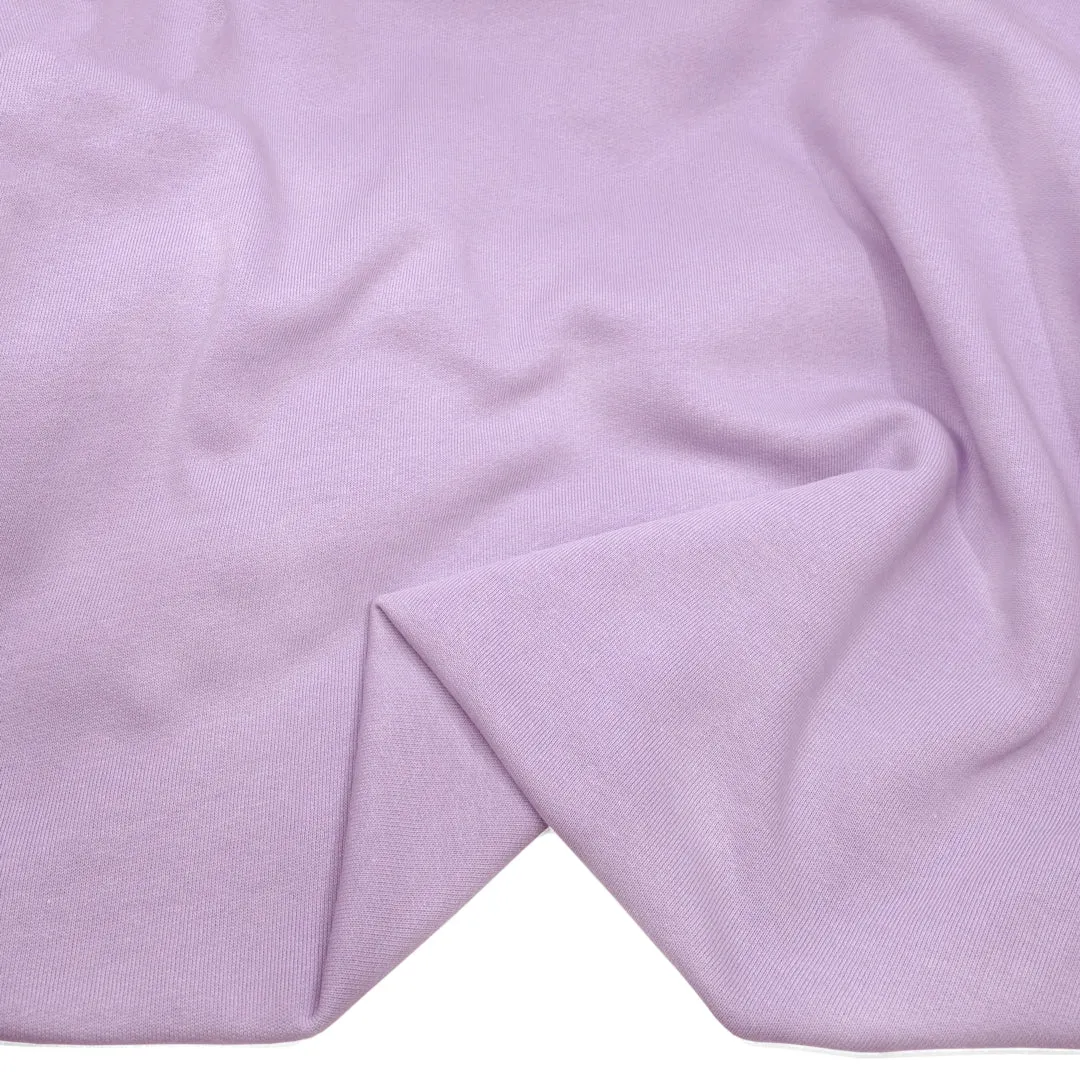 Laidback Organic Cotton Sweatshirt Fleece - Lilac