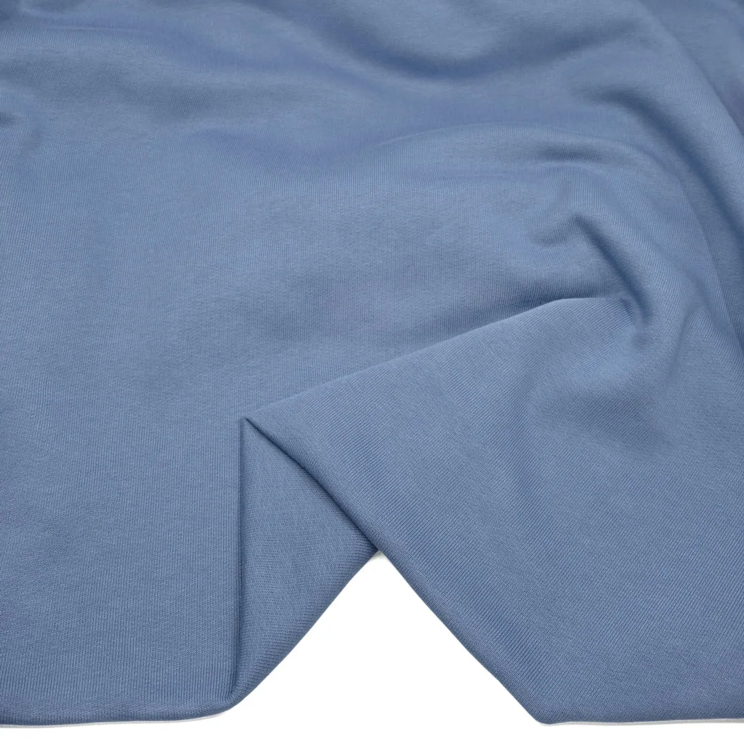 Laidback Organic Cotton Sweatshirt Fleece - Powder Blue