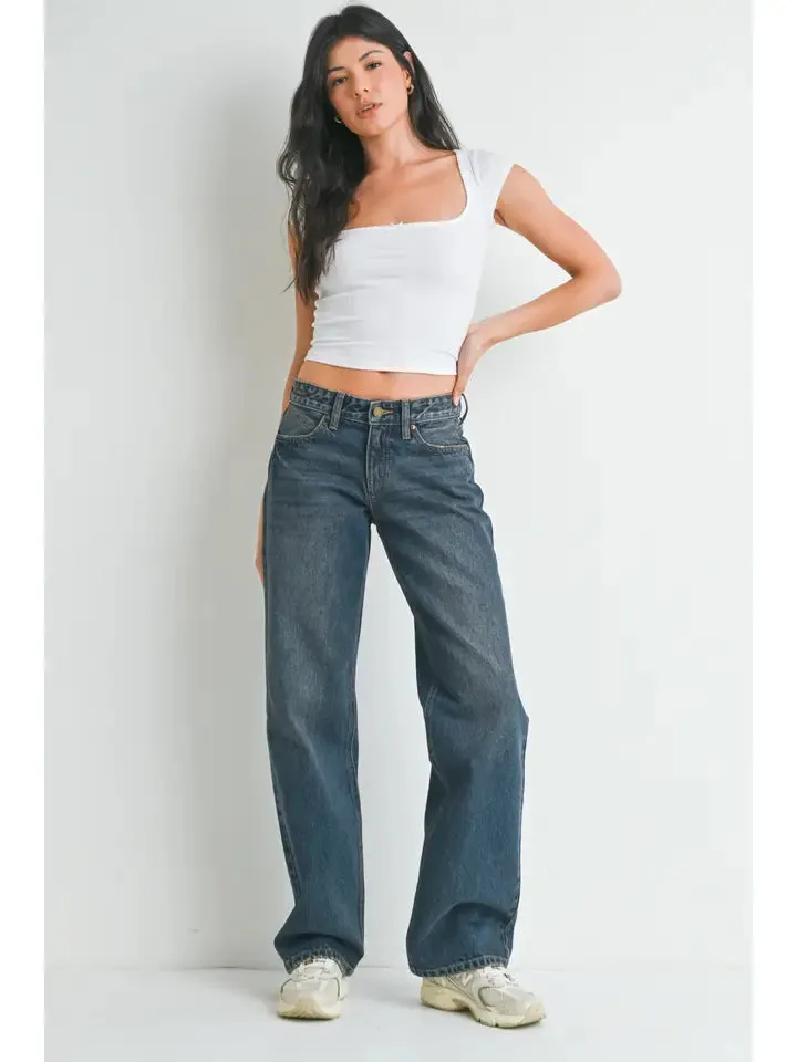 LOW RISE RELAXED STRAIGHT LEG