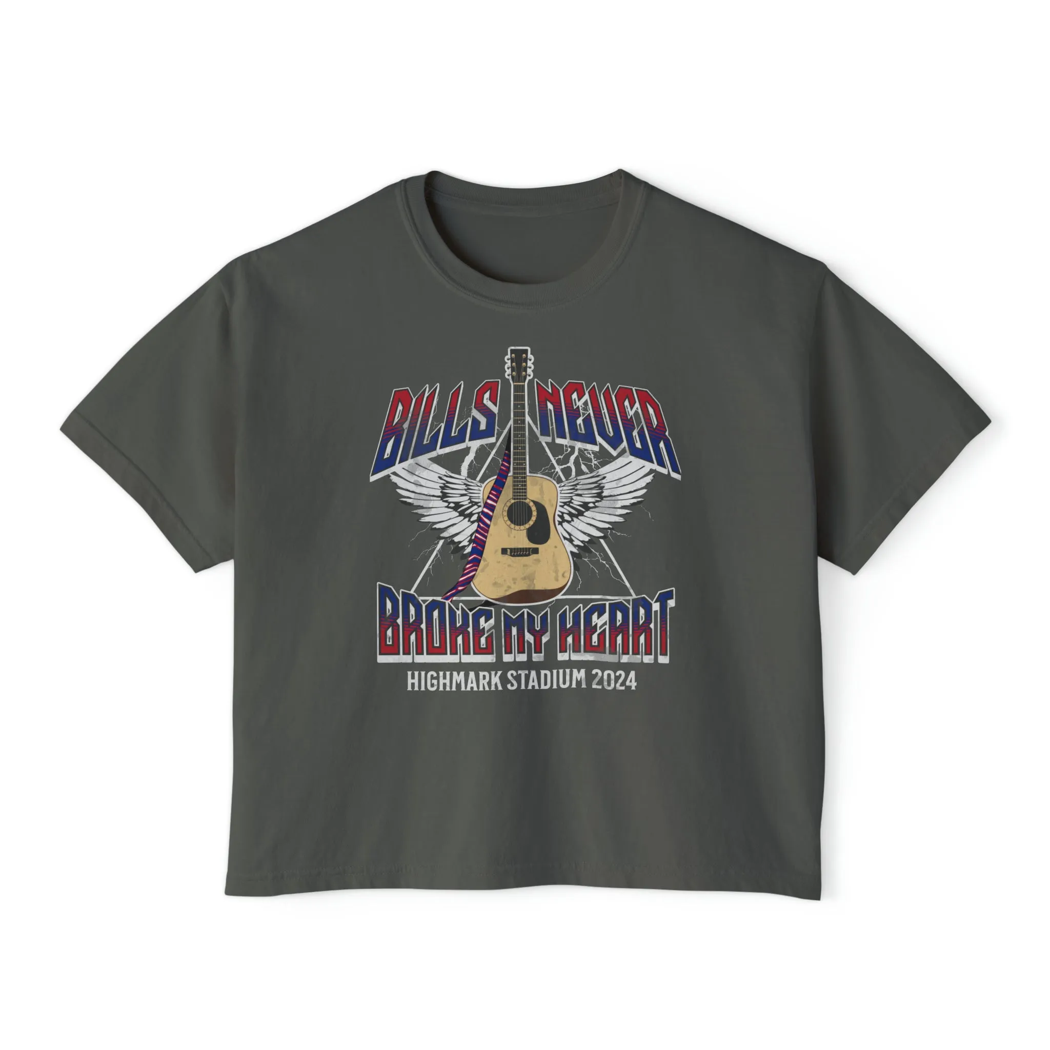 Luke Combs Buffalo Football Highmark Stadium Cropped Concert T-Shirt