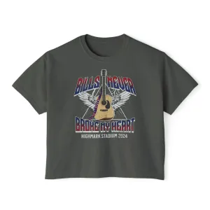 Luke Combs Buffalo Football Highmark Stadium Cropped Concert T-Shirt