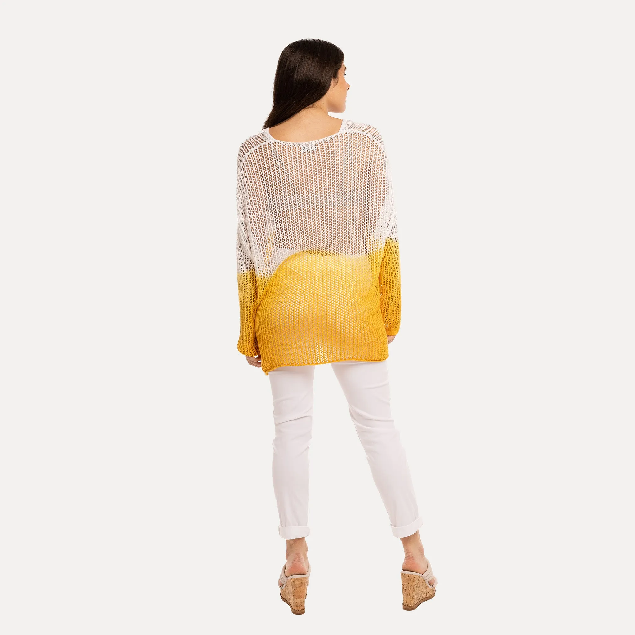 M Made in Italy  Women's Knitted Long Sleeve Sweater