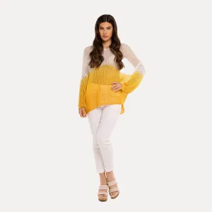 M Made in Italy  Women's Knitted Long Sleeve Sweater
