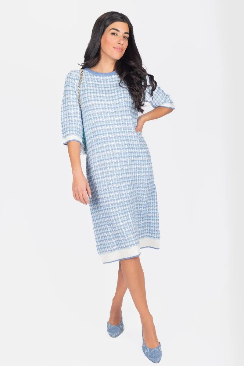 MAIA DRESS 36" (BLUE)