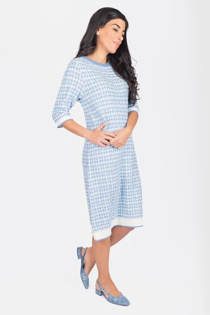 MAIA DRESS 36" (BLUE)