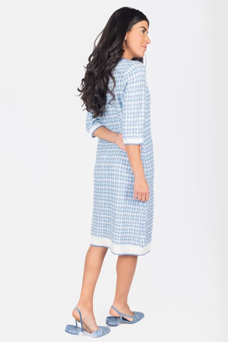 MAIA DRESS 36" (BLUE)