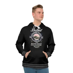Men's Hoodie (AOP) Detroit Old School Classic Car Co..
