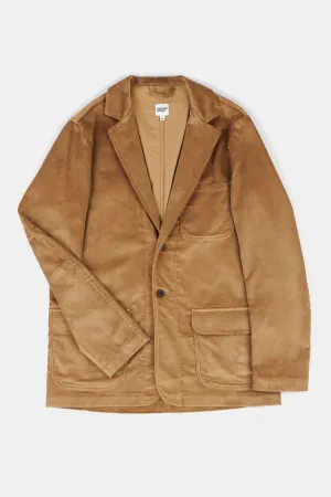 Men's James Single Breasted Corduroy Blazer - Stone