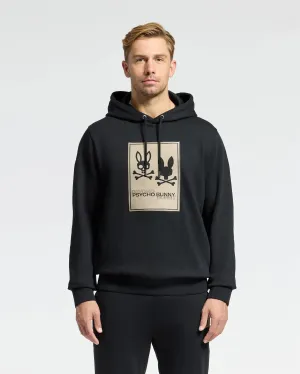MENS MONROE TWILL PATCH FLEECE HOODIE - B6H926D200